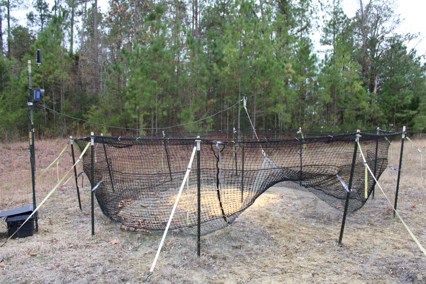 The HogEye Camera System and Net Trap release gives you more control over your trap. Get control of when you trap hogs without trapping other wildlife.